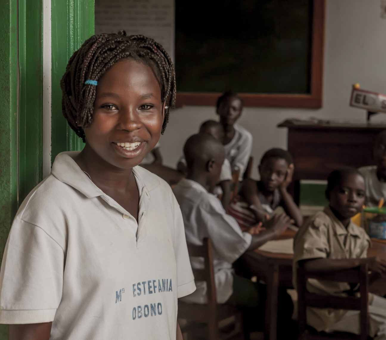 Students attend school in Bata, Equatorial Guinea, West Africa. Shot on assignment for Inc Design.